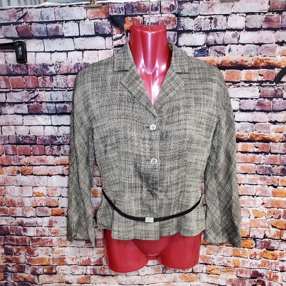Gerard Darel Tweed Gray Jacket